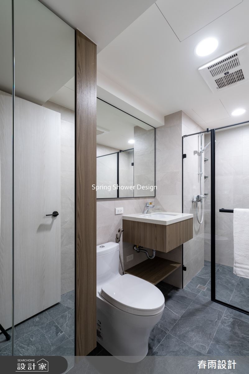 老屋(16~30年)＿北歐風浴室案例圖片＿春雨設計＿春雨_294 復興北路之41