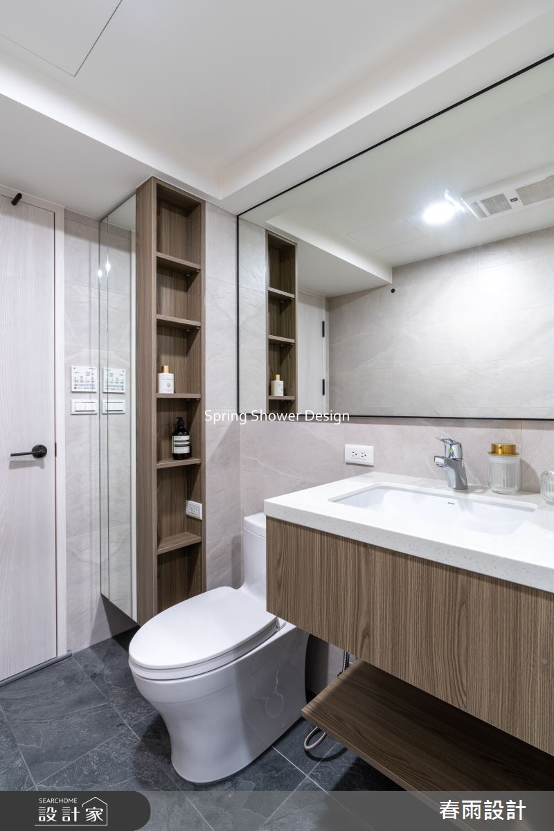老屋(16~30年)＿北歐風浴室案例圖片＿春雨設計＿春雨_294 復興北路之42