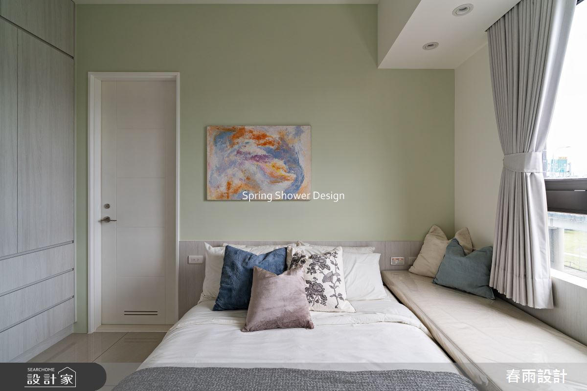 新成屋(5年以下)＿北歐風臥室案例圖片＿春雨設計＿春雨_297 冠德天韻之24