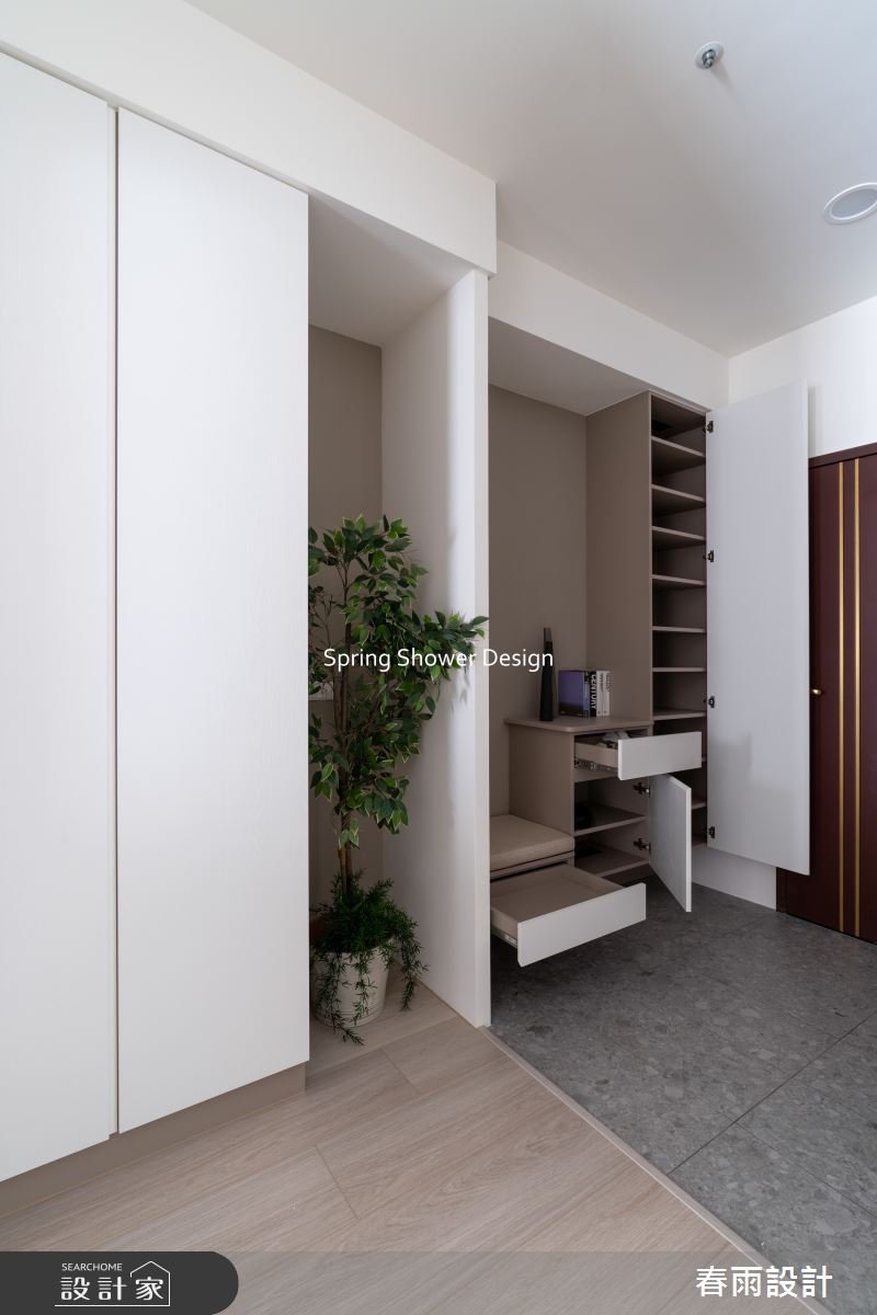 老屋(16~30年)＿現代風玄關案例圖片＿春雨設計＿春雨_298 大學風呂之2
