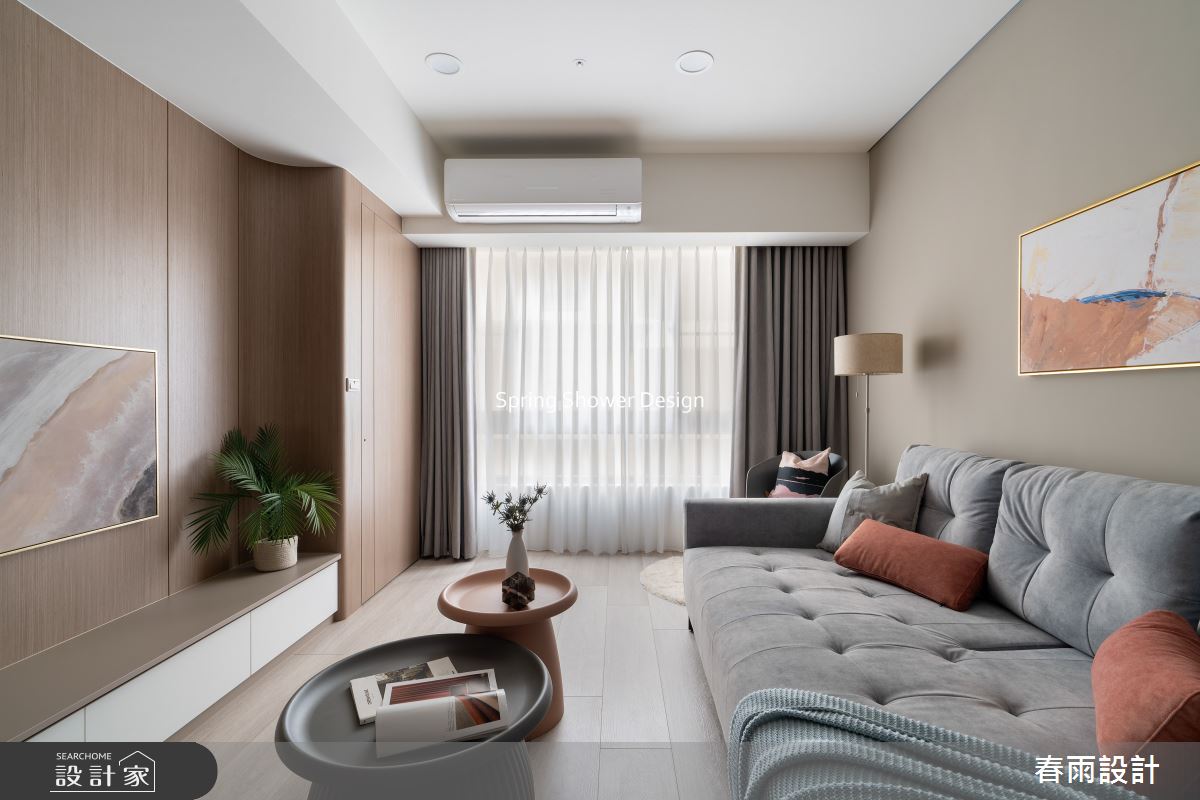 老屋(16~30年)＿現代風客廳案例圖片＿春雨設計＿春雨_298 大學風呂之9