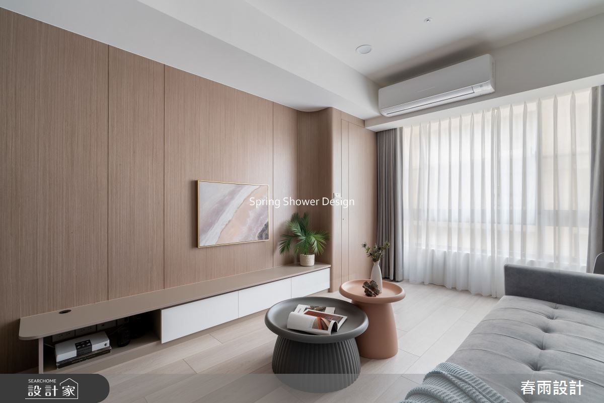 老屋(16~30年)＿現代風客廳案例圖片＿春雨設計＿春雨_298 大學風呂之10