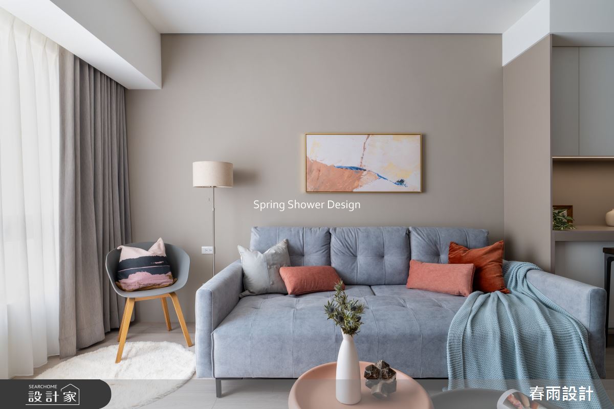 老屋(16~30年)＿現代風客廳案例圖片＿春雨設計＿春雨_298 大學風呂之11