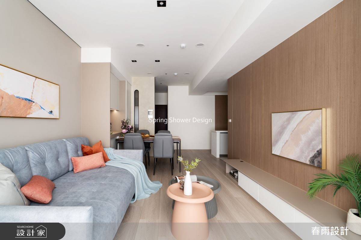 老屋(16~30年)＿現代風客廳餐廳案例圖片＿春雨設計＿春雨_298 大學風呂之13
