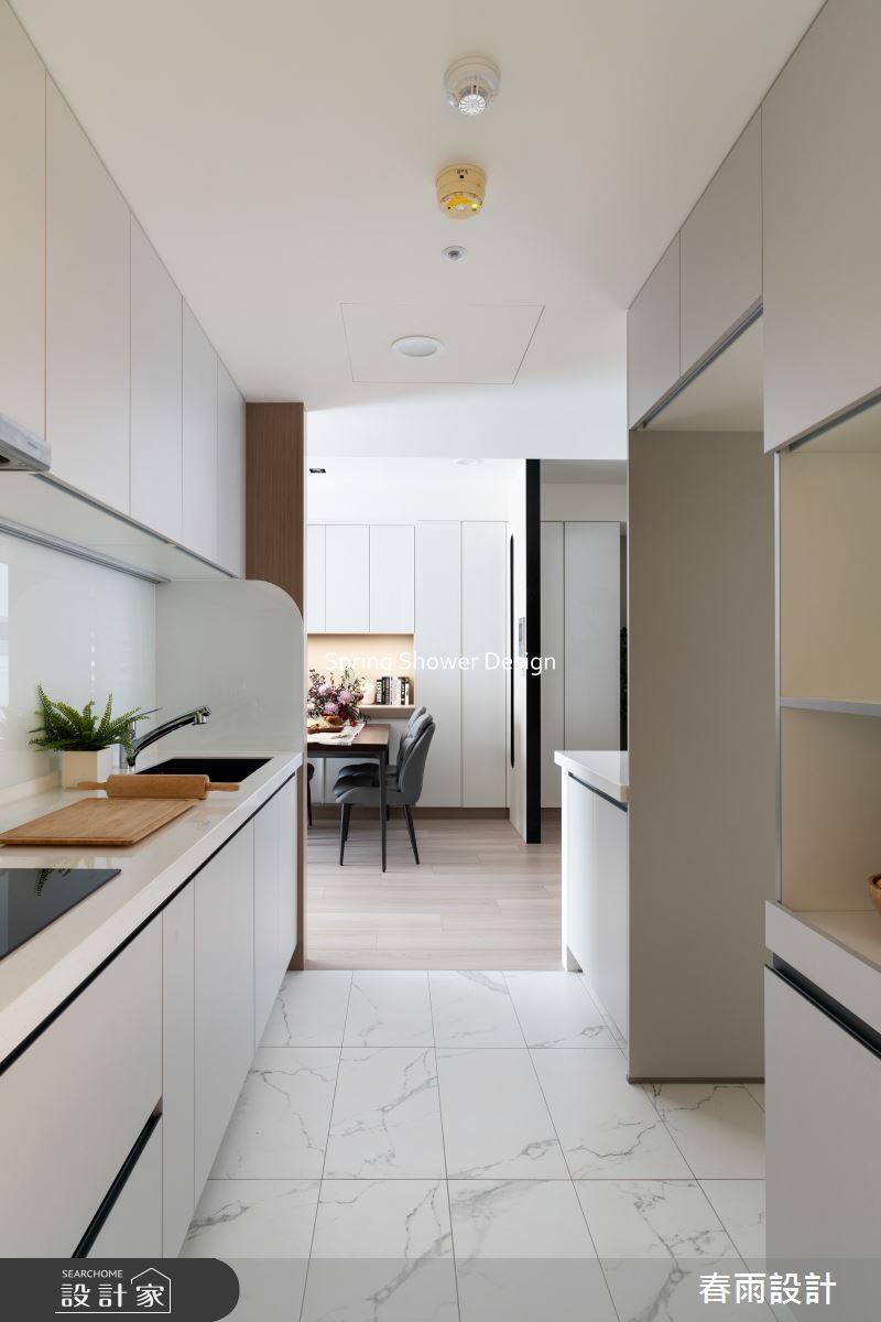老屋(16~30年)＿現代風餐廳廚房案例圖片＿春雨設計＿春雨_298 大學風呂之20