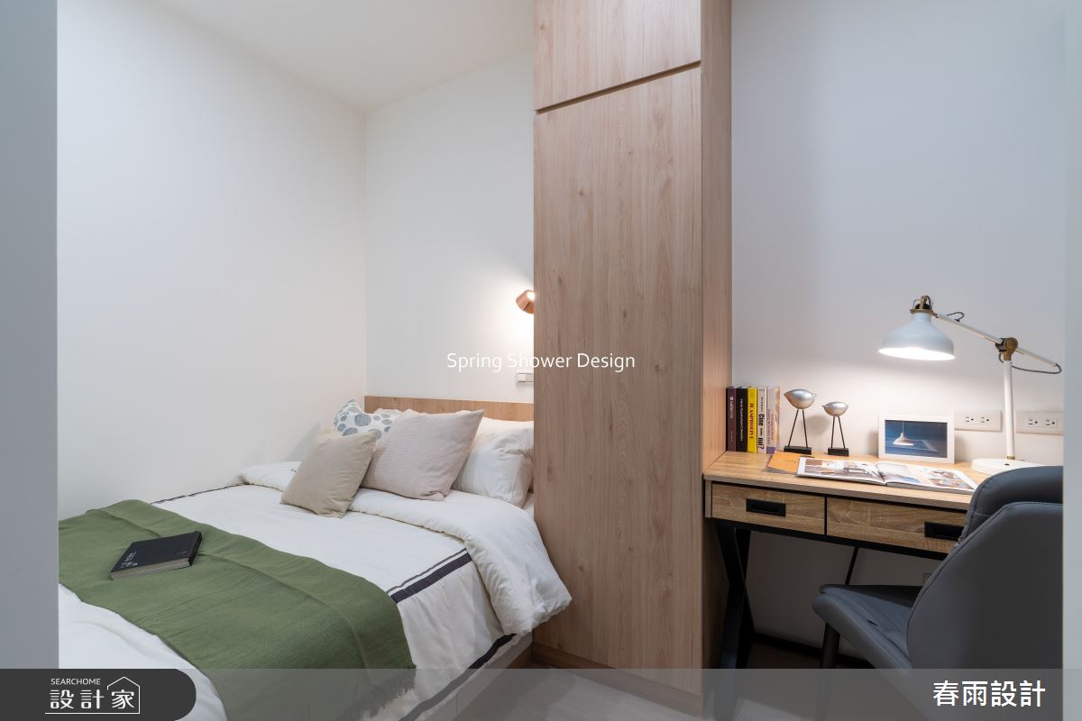 老屋(16~30年)＿現代風臥室案例圖片＿春雨設計＿春雨_298 大學風呂之30