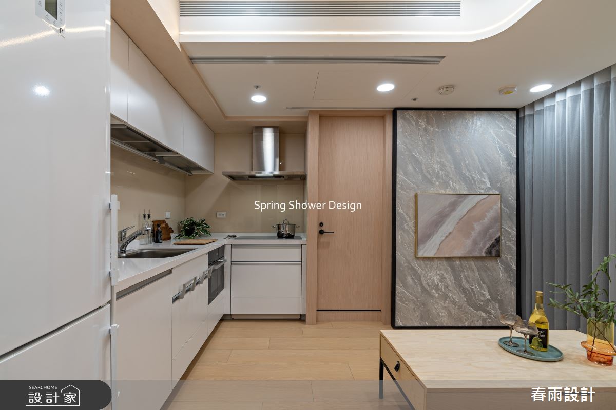 新成屋(5年以下)＿現代風客廳廚房案例圖片＿春雨設計＿春雨_299 仁仁邑之11