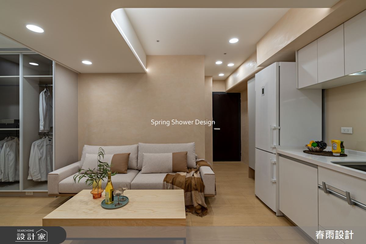 新成屋(5年以下)＿現代風玄關客廳廚房更衣間案例圖片＿春雨設計＿春雨_299 仁仁邑之21