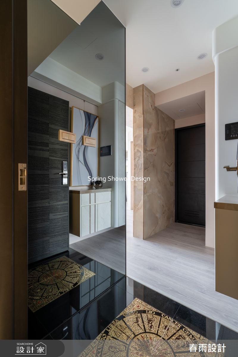 11坪新成屋(5年以下)＿現代風玄關案例圖片＿春雨設計＿春雨_300 太陽帝國之2