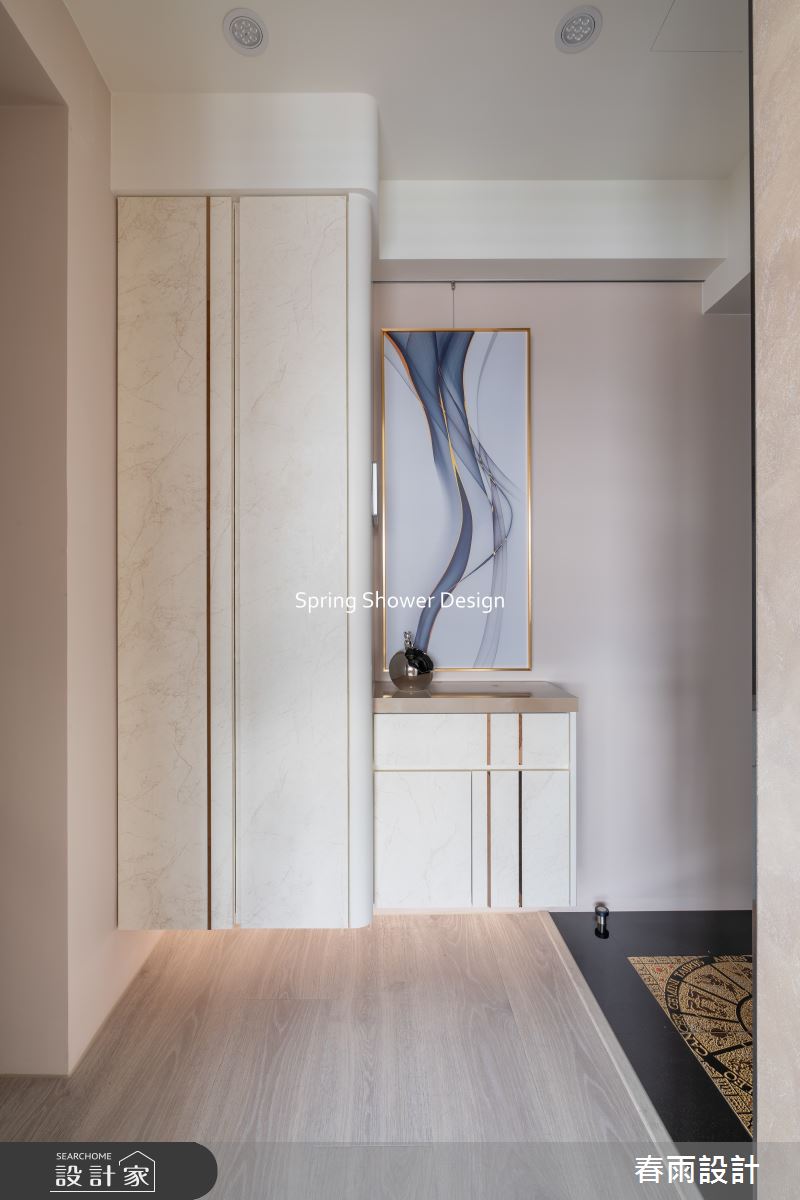 11坪新成屋(5年以下)＿現代風玄關案例圖片＿春雨設計＿春雨_300 太陽帝國之3