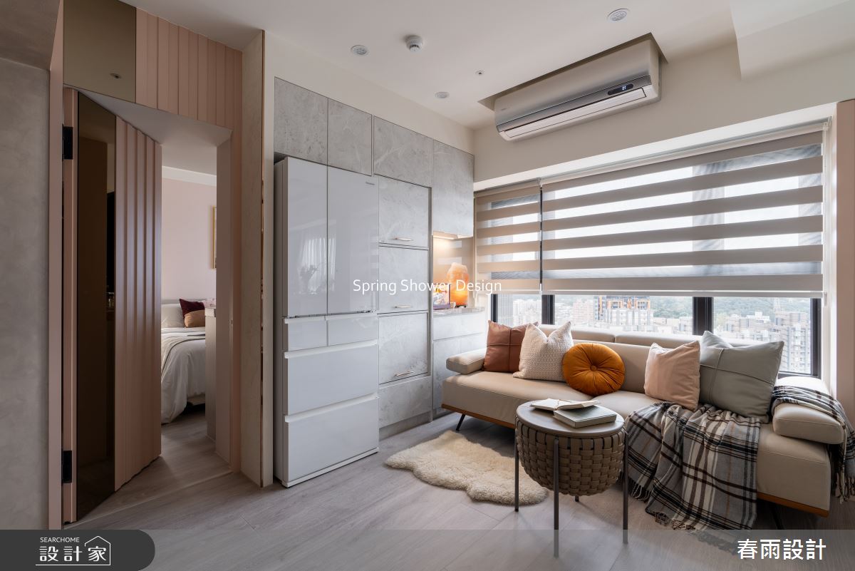 11坪新成屋(5年以下)＿現代風客廳臥室案例圖片＿春雨設計＿春雨_300 太陽帝國之8