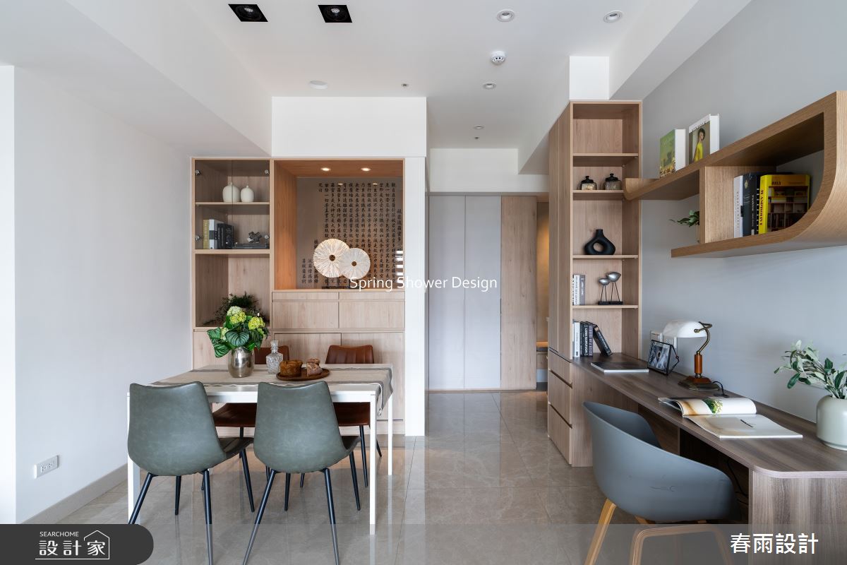新成屋(5年以下)＿北歐風餐廳書房案例圖片＿春雨設計＿春雨_301 富都新庄之11