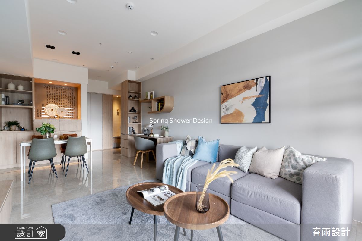 新成屋(5年以下)＿北歐風客廳餐廳書房案例圖片＿春雨設計＿春雨_301 富都新庄之20