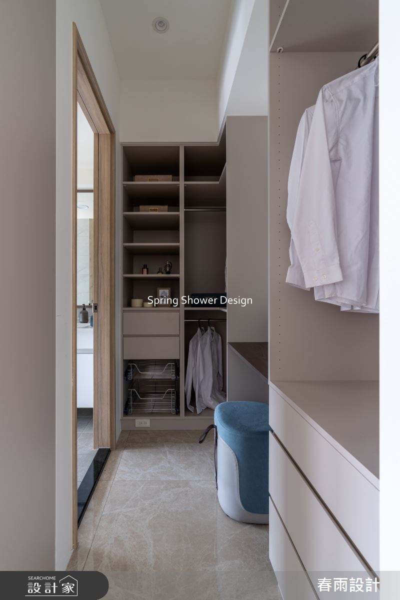 新成屋(5年以下)＿北歐風更衣間案例圖片＿春雨設計＿春雨_301 富都新庄之26