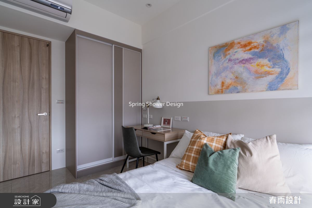 新成屋(5年以下)＿北歐風臥室案例圖片＿春雨設計＿春雨_301 富都新庄之32