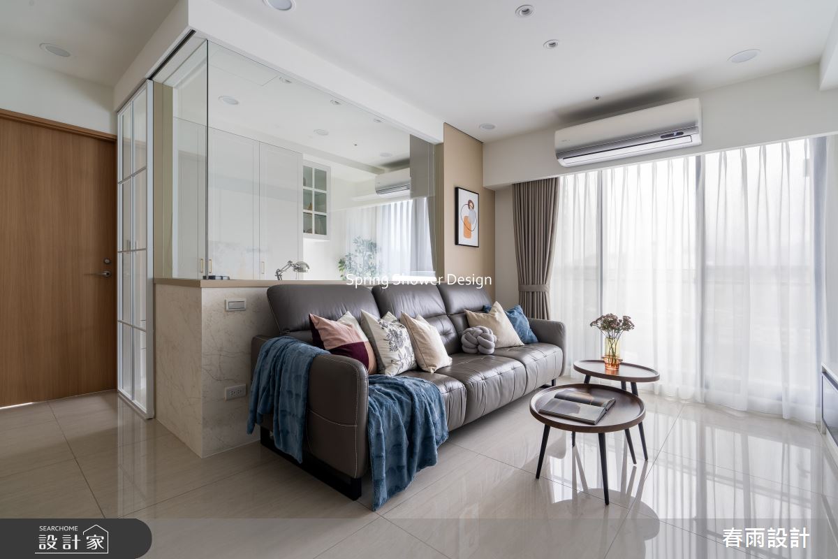 22坪新成屋(5年以下)＿現代風客廳書房案例圖片＿春雨設計＿春雨_302 宏延富山滙之9