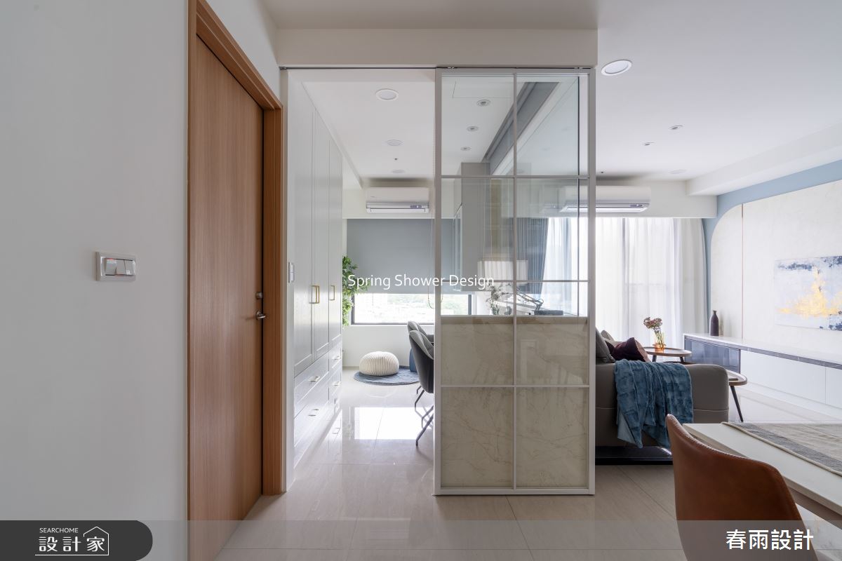 22坪新成屋(5年以下)＿現代風客廳書房案例圖片＿春雨設計＿春雨_302 宏延富山滙之13