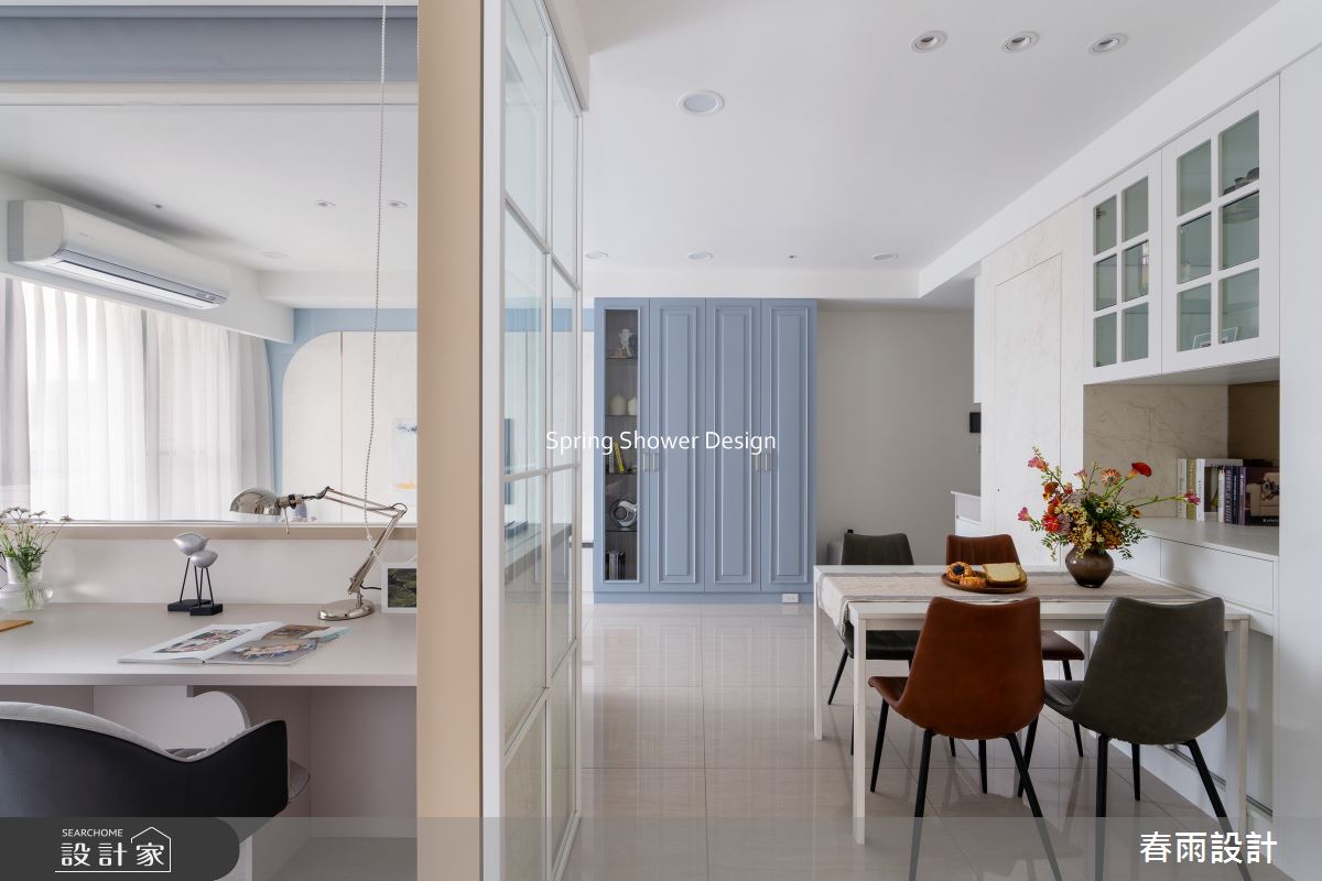 22坪新成屋(5年以下)＿現代風餐廳書房案例圖片＿春雨設計＿春雨_302 宏延富山滙之14