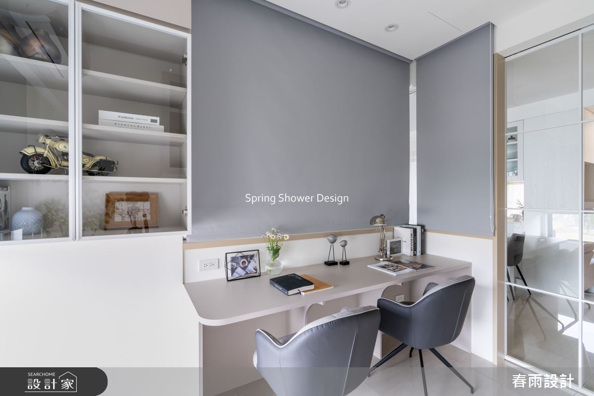 22坪新成屋(5年以下)＿現代風書房案例圖片＿春雨設計＿春雨_302 宏延富山滙之19