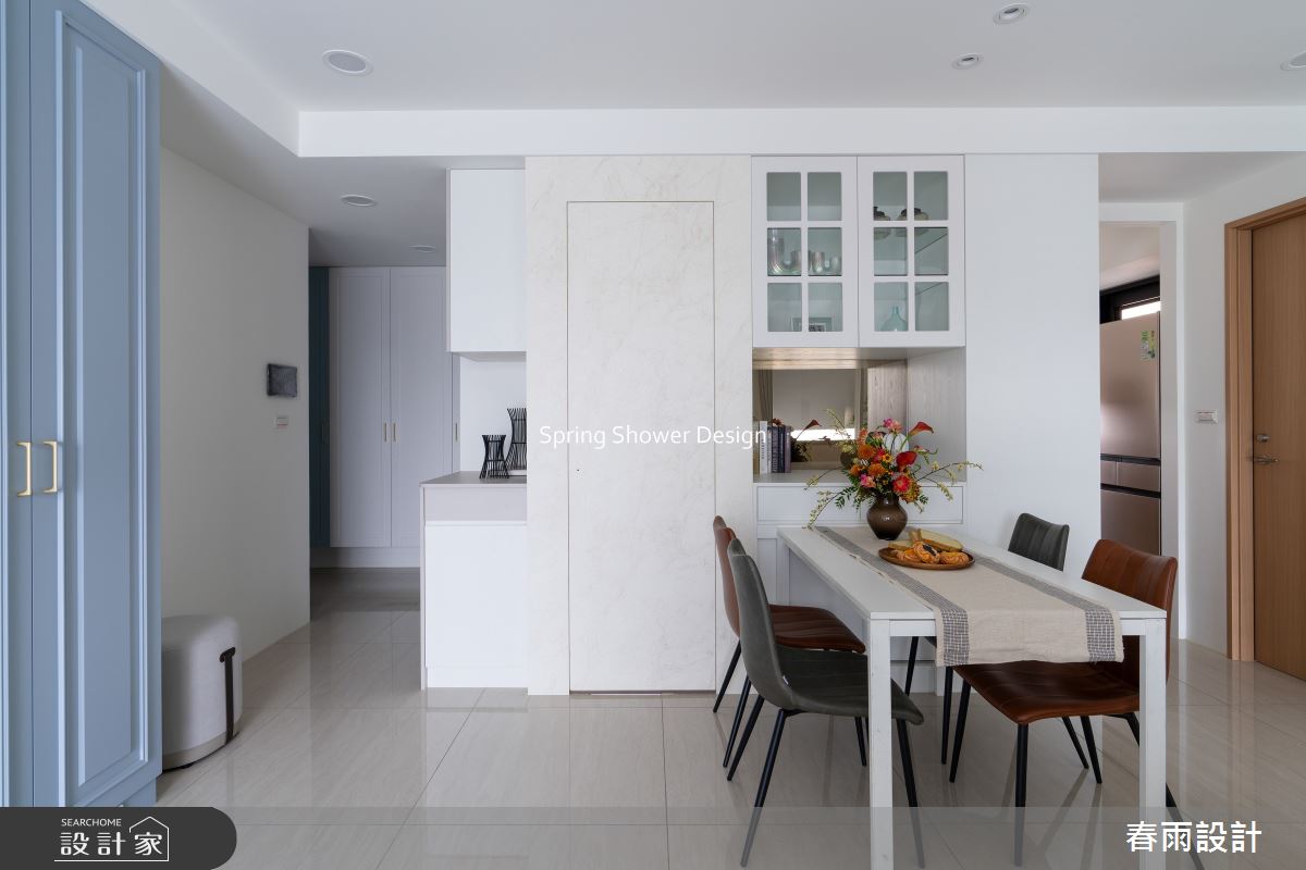 22坪新成屋(5年以下)＿現代風玄關餐廳廚房案例圖片＿春雨設計＿春雨_302 宏延富山滙之23