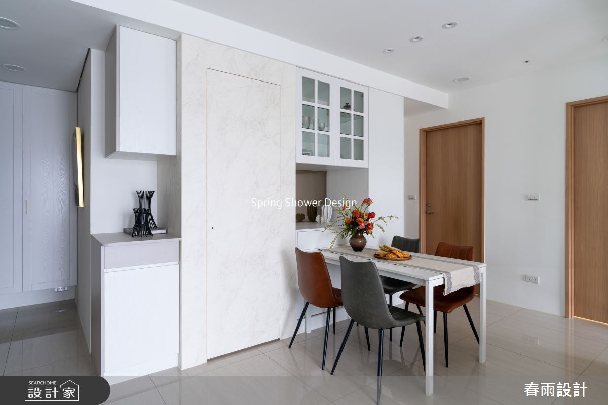 22坪新成屋(5年以下)＿現代風玄關餐廳案例圖片＿春雨設計＿春雨_302 宏延富山滙之24