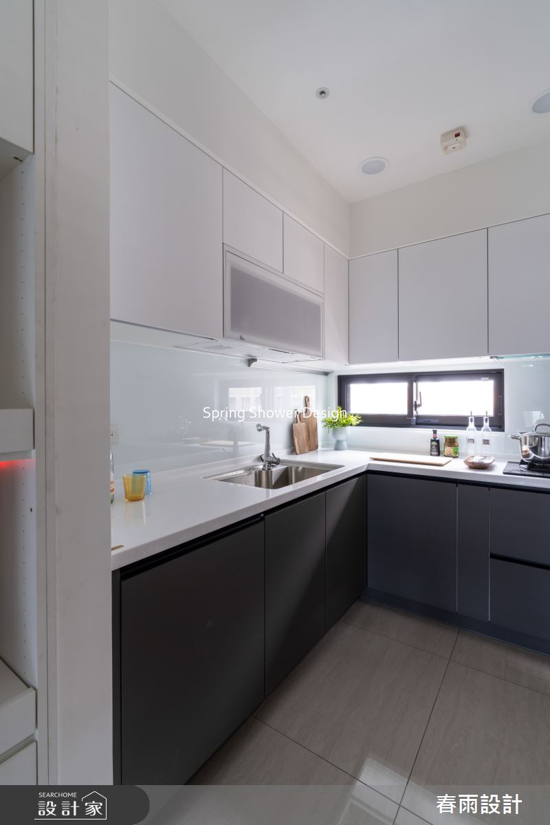 22坪新成屋(5年以下)＿現代風廚房案例圖片＿春雨設計＿春雨_302 宏延富山滙之26