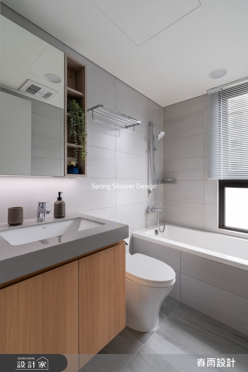 22坪新成屋(5年以下)＿現代風浴室案例圖片＿春雨設計＿春雨_302 宏延富山滙之34