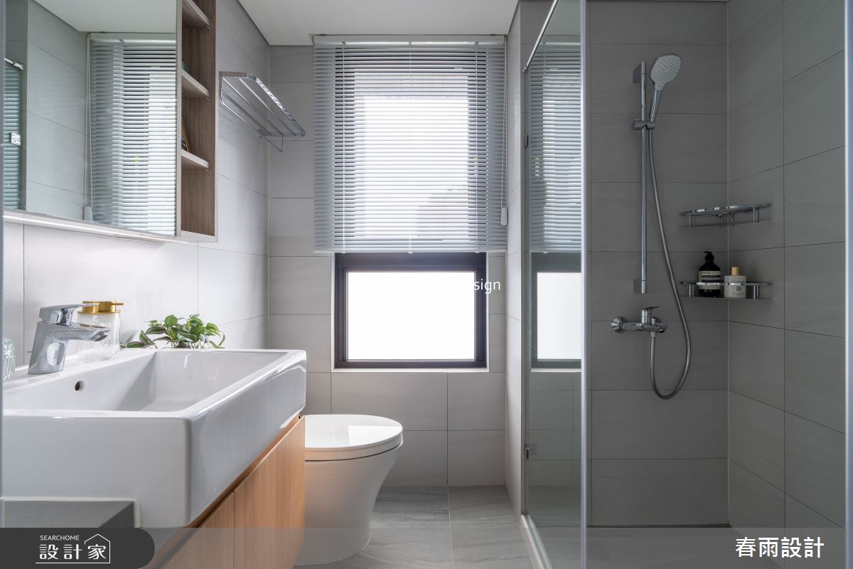 22坪新成屋(5年以下)＿現代風浴室案例圖片＿春雨設計＿春雨_302 宏延富山滙之35