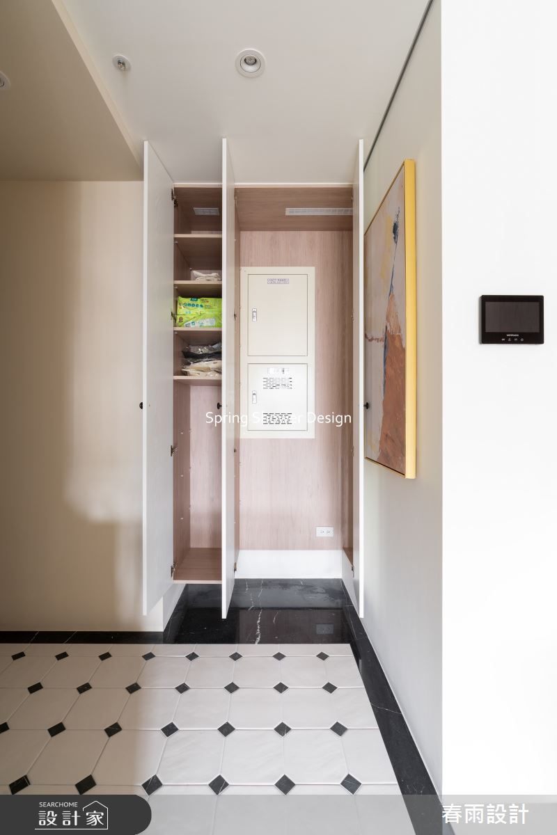 新成屋(5年以下)＿美式風玄關儲藏室案例圖片＿春雨設計＿春雨_304 遠雄新未來3之2