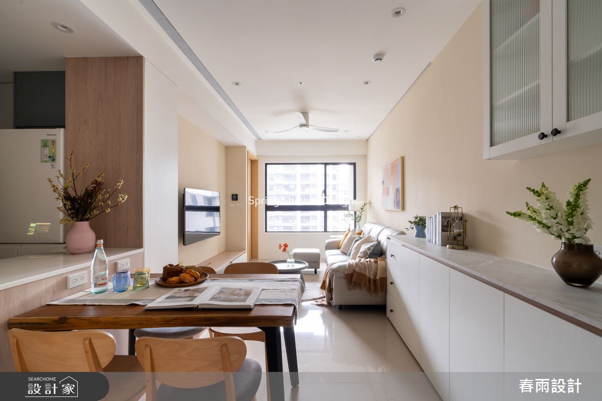 新成屋(5年以下)＿美式風客廳餐廳案例圖片＿春雨設計＿春雨_304 遠雄新未來3之4