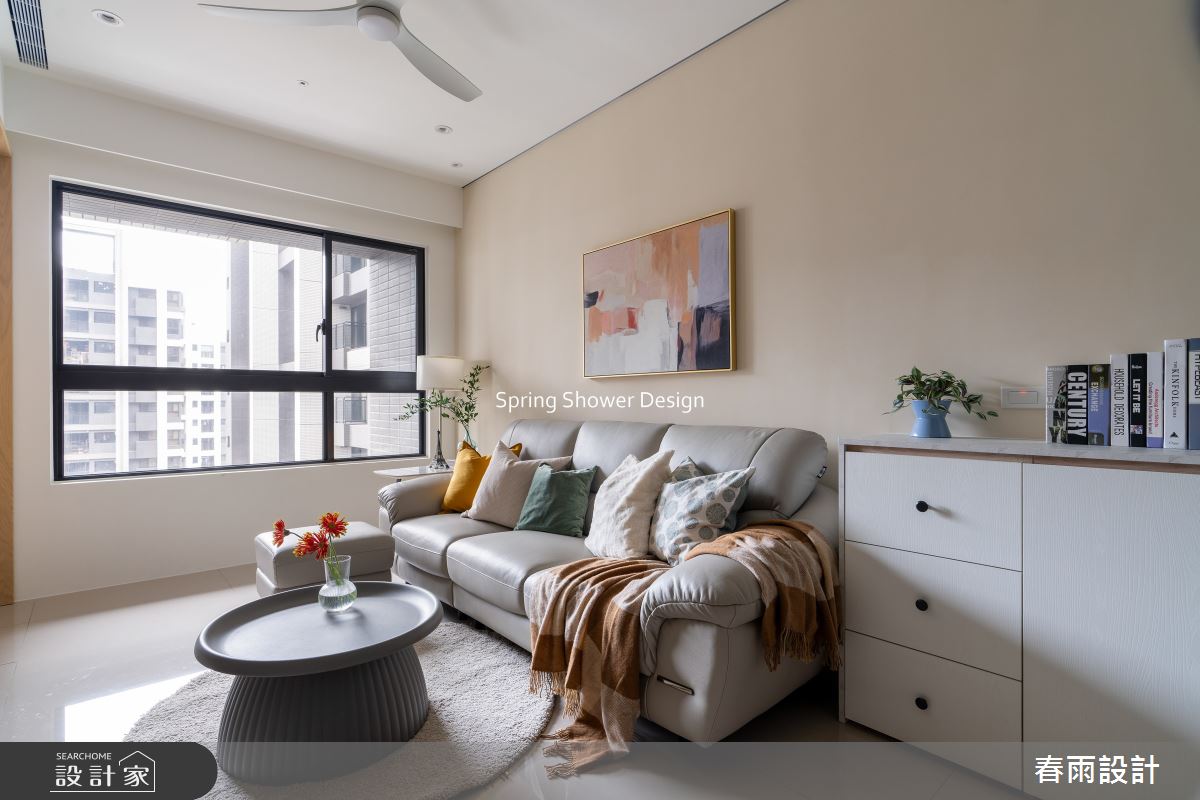 新成屋(5年以下)＿美式風客廳案例圖片＿春雨設計＿春雨_304 遠雄新未來3之8