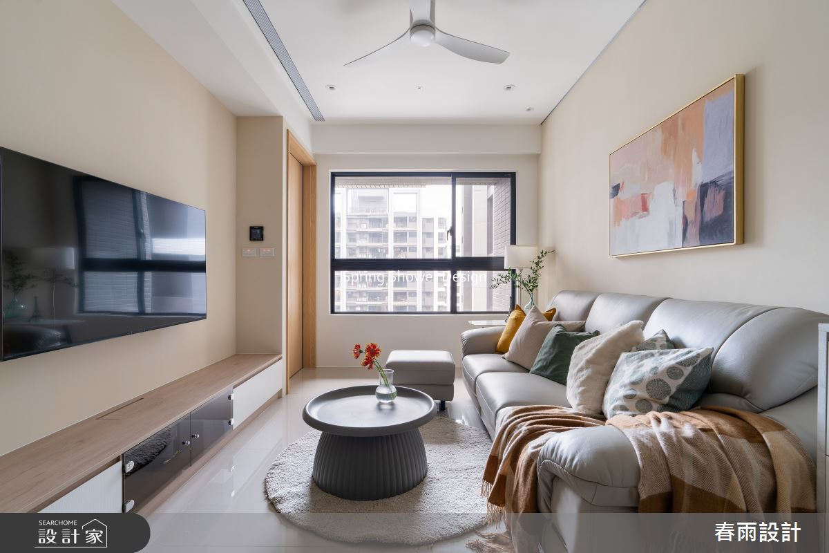 新成屋(5年以下)＿美式風客廳案例圖片＿春雨設計＿春雨_304 遠雄新未來3之10