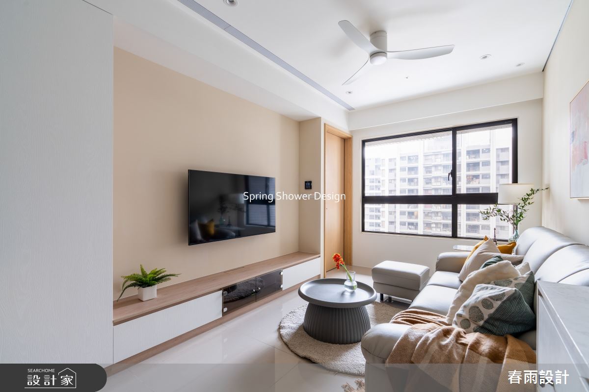 新成屋(5年以下)＿美式風客廳案例圖片＿春雨設計＿春雨_304 遠雄新未來3之11
