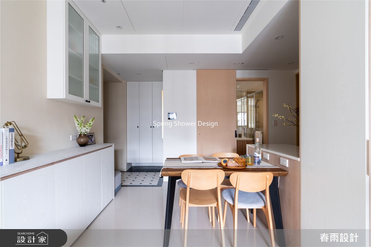 新成屋(5年以下)＿美式風玄關餐廳浴室案例圖片＿春雨設計＿春雨_304 遠雄新未來3之15