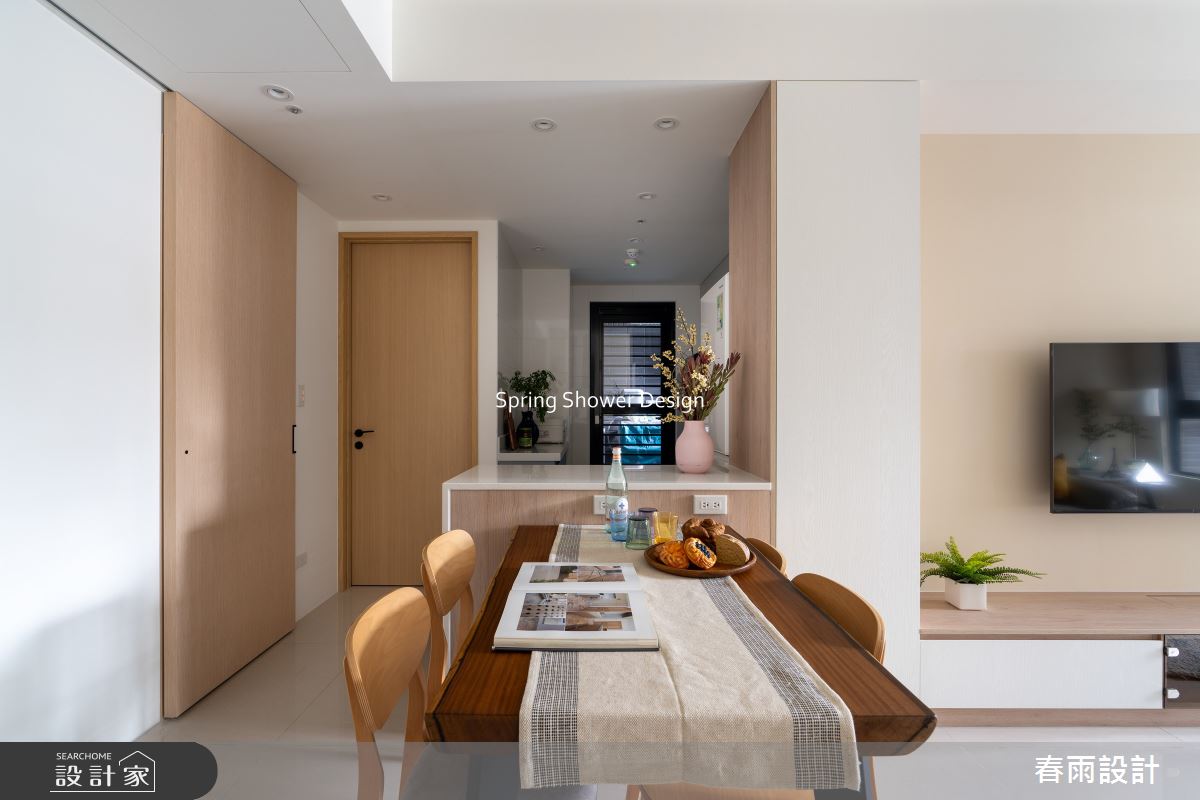 新成屋(5年以下)＿美式風餐廳廚房案例圖片＿春雨設計＿春雨_304 遠雄新未來3之17