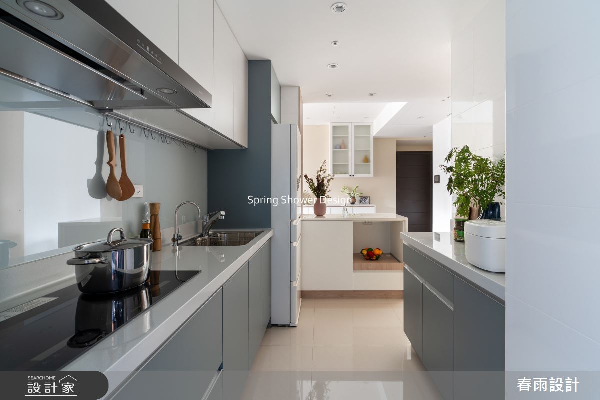 新成屋(5年以下)＿美式風廚房案例圖片＿春雨設計＿春雨_304 遠雄新未來3之18