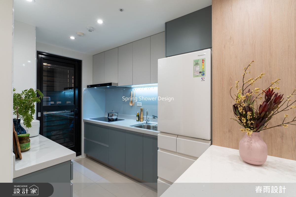 新成屋(5年以下)＿美式風廚房案例圖片＿春雨設計＿春雨_304 遠雄新未來3之19
