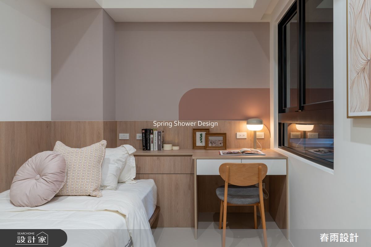 新成屋(5年以下)＿美式風臥室案例圖片＿春雨設計＿春雨_304 遠雄新未來3之23