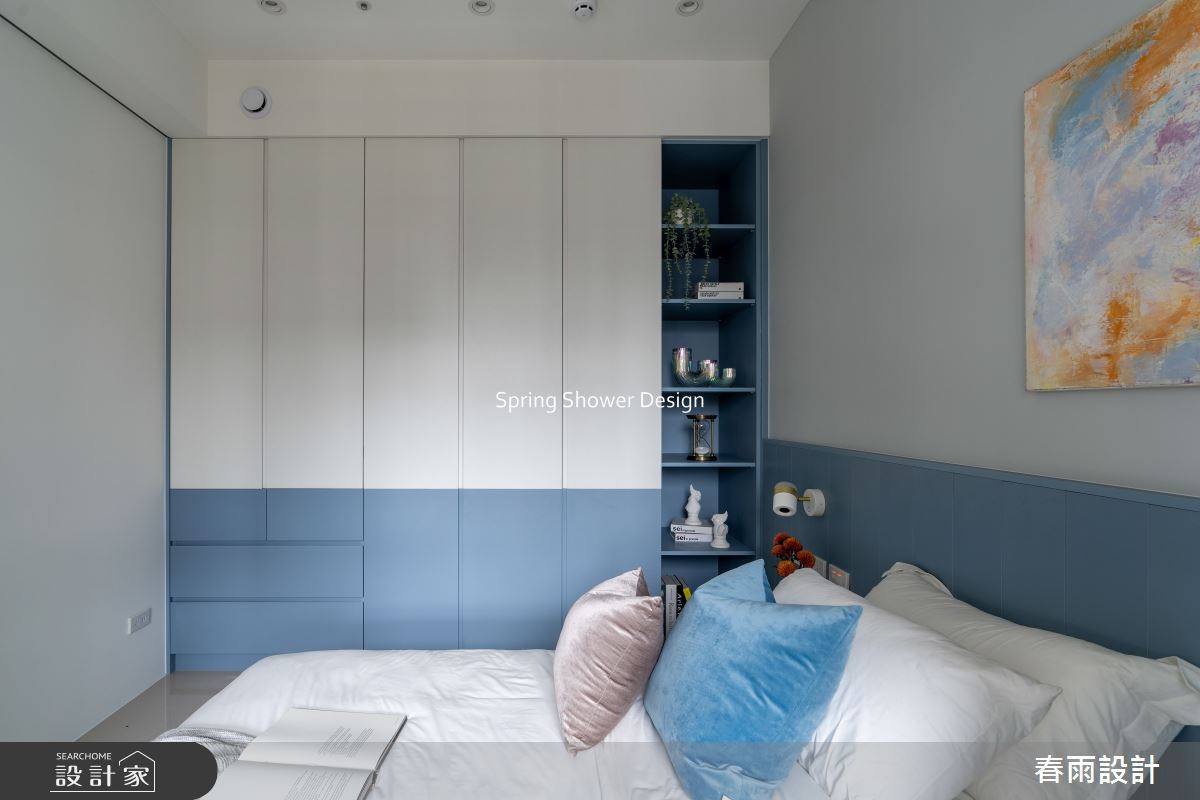 新成屋(5年以下)＿美式風臥室案例圖片＿春雨設計＿春雨_304 遠雄新未來3之30