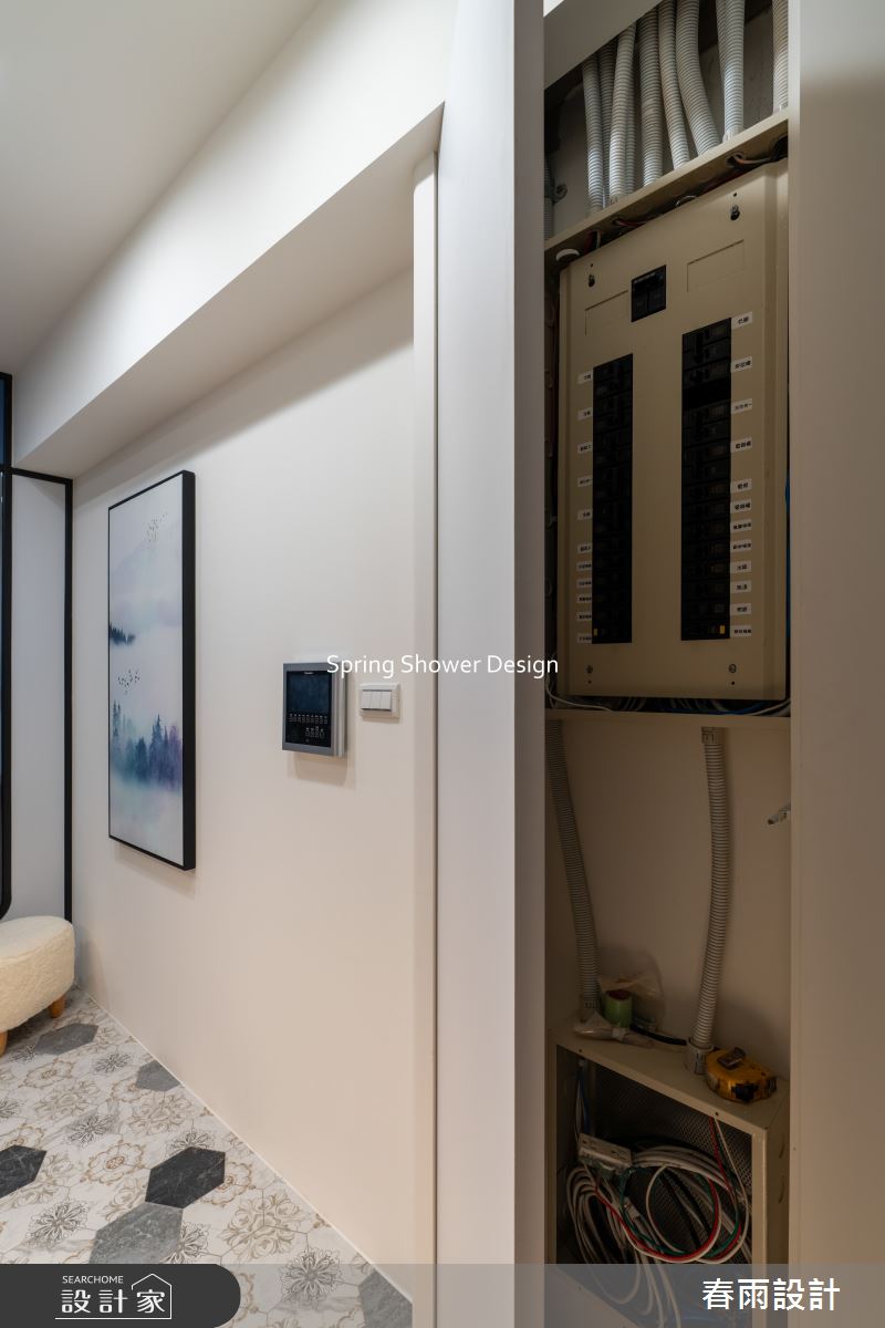 老屋(16~30年)＿現代風玄關案例圖片＿春雨設計＿春雨_305 慶城街之3