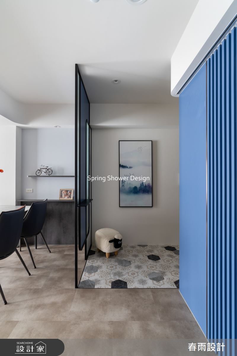 老屋(16~30年)＿現代風玄關案例圖片＿春雨設計＿春雨_305 慶城街之4