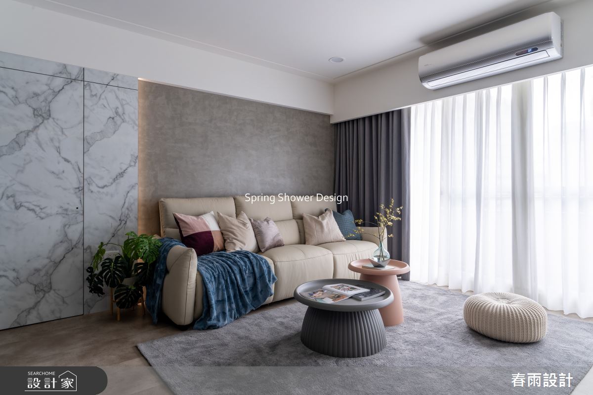 老屋(16~30年)＿現代風客廳案例圖片＿春雨設計＿春雨_305 慶城街之10