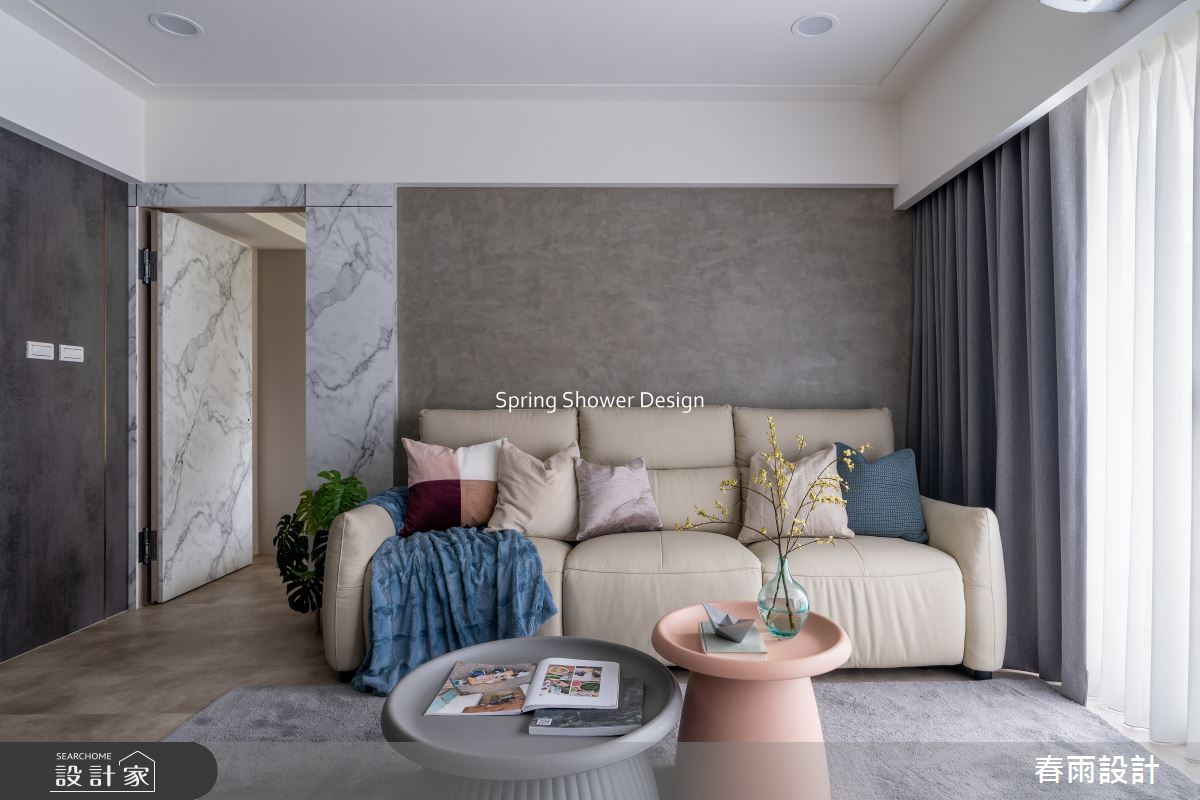 老屋(16~30年)＿現代風客廳臥室案例圖片＿春雨設計＿春雨_305 慶城街之11