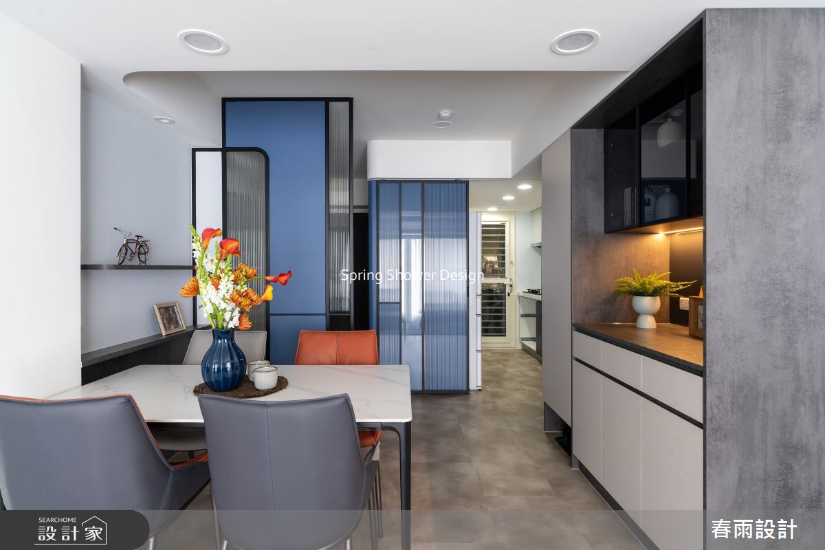 老屋(16~30年)＿現代風餐廳廚房案例圖片＿春雨設計＿春雨_305 慶城街之15