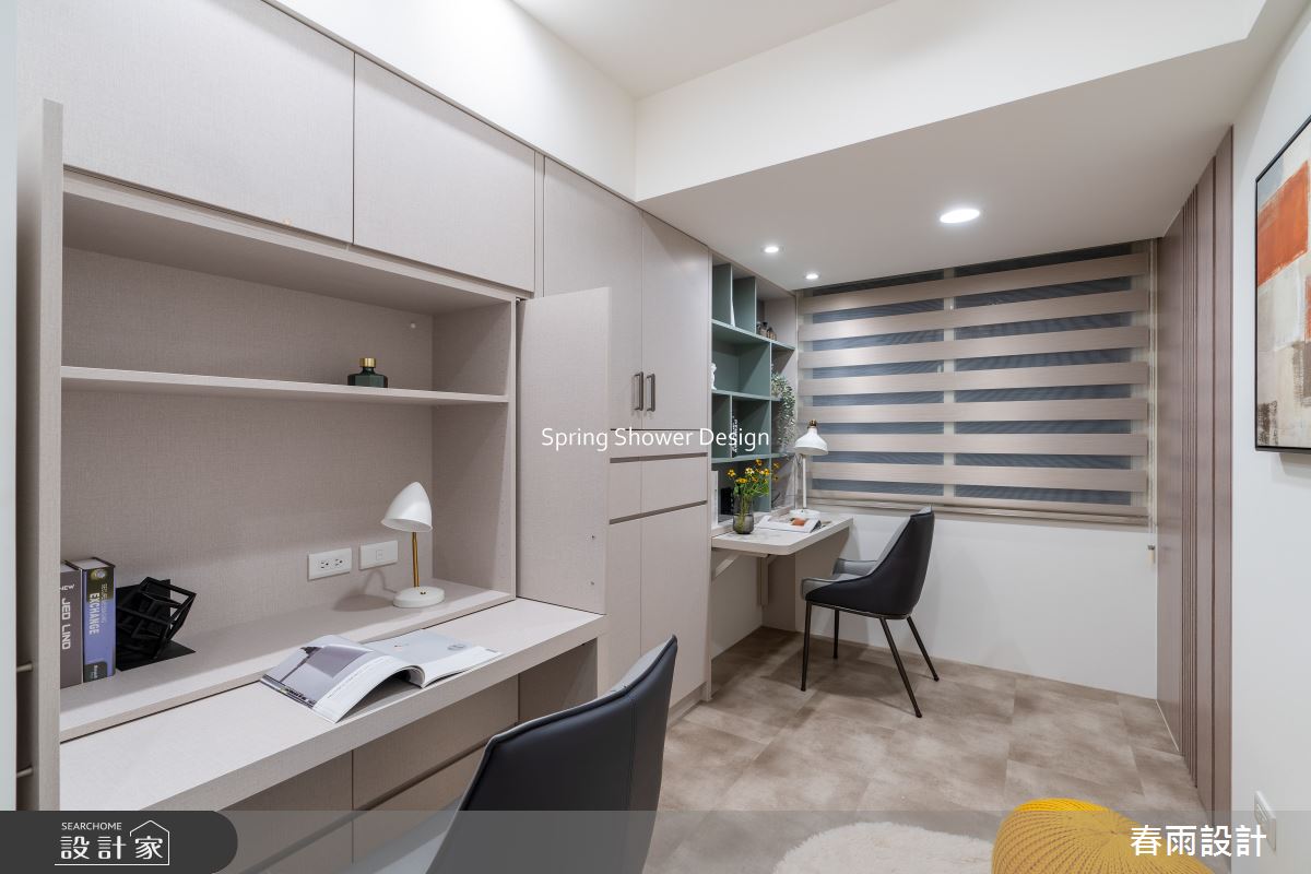 老屋(16~30年)＿現代風書房工作區案例圖片＿春雨設計＿春雨_305 慶城街之18