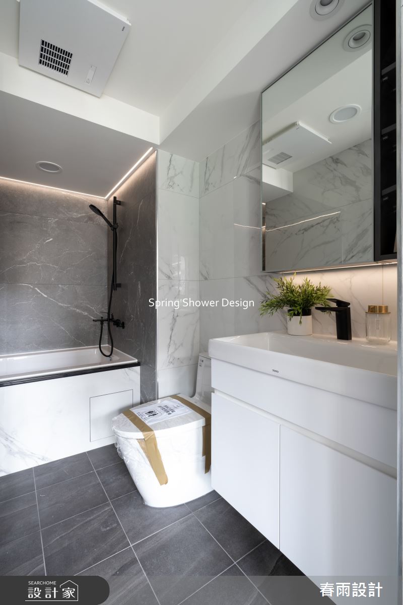老屋(16~30年)＿現代風浴室案例圖片＿春雨設計＿春雨_305 慶城街之34