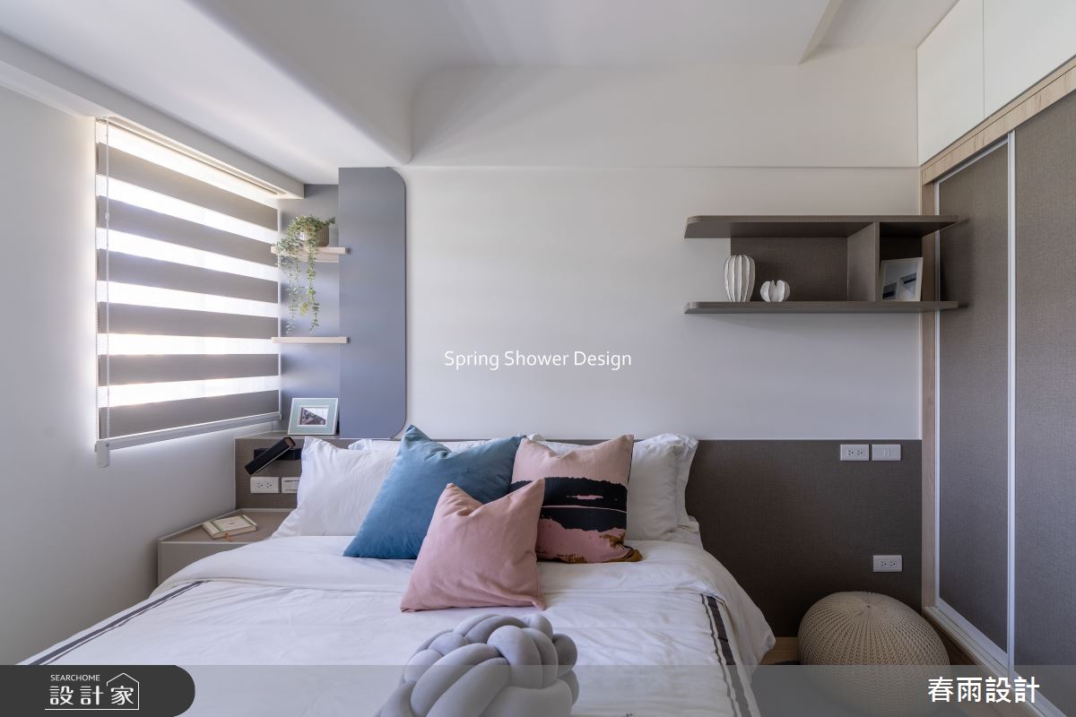 老屋(16~30年)＿現代風臥室案例圖片＿春雨設計＿春雨_306 北投明德路之21