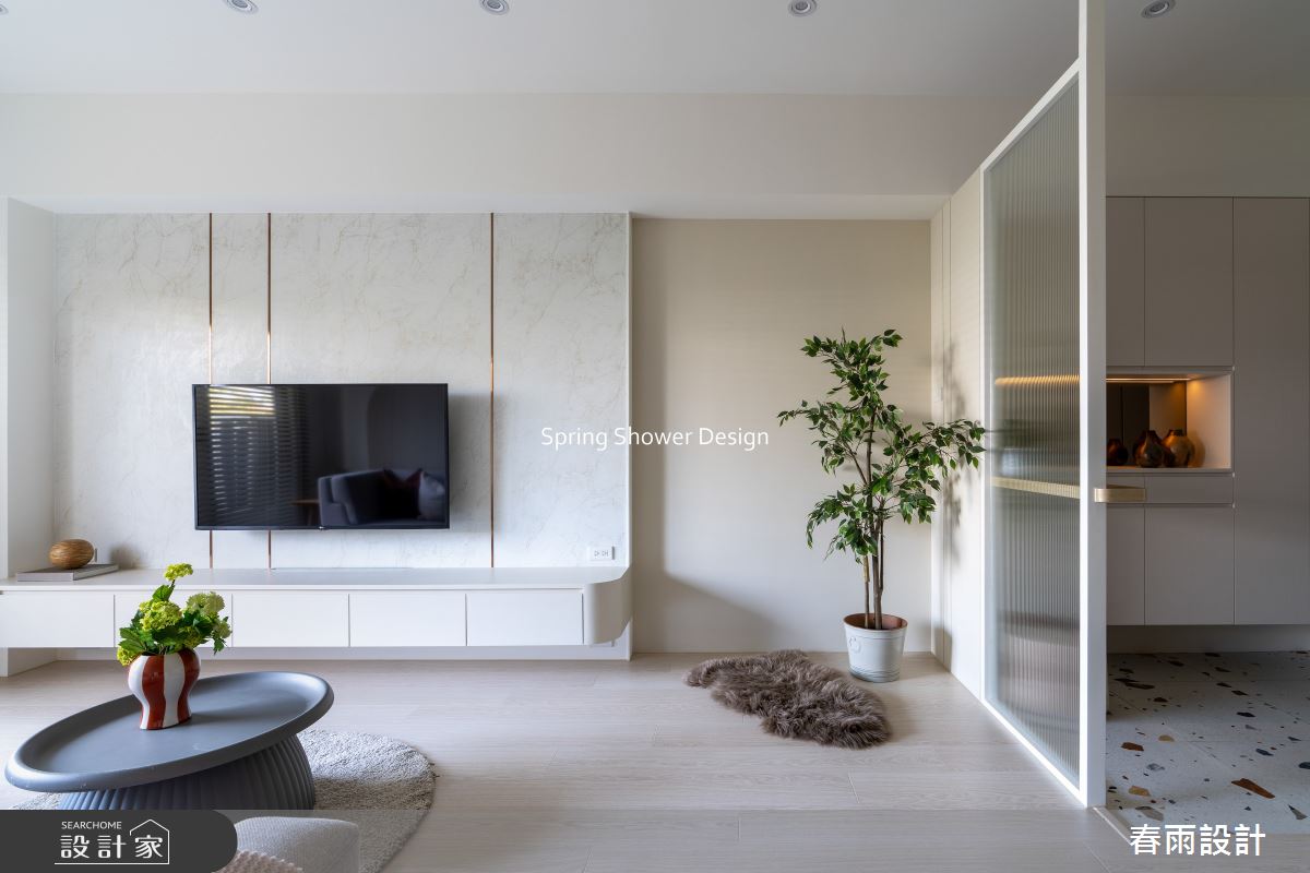 新成屋(5年以下)＿現代風玄關客廳案例圖片＿春雨設計＿春雨_307 台南森境3之12