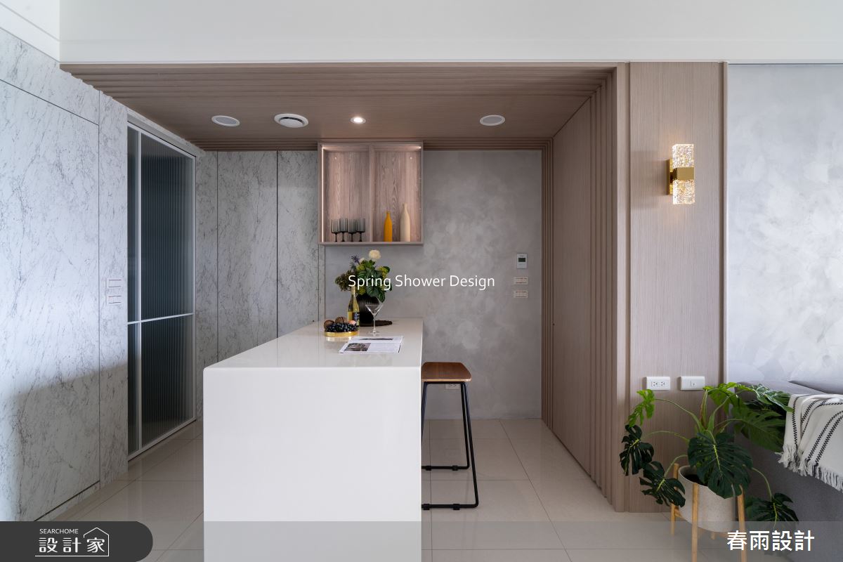 新成屋(5年以下)＿現代風吧檯中島案例圖片＿春雨設計＿春雨_308 旺洲逸品之16