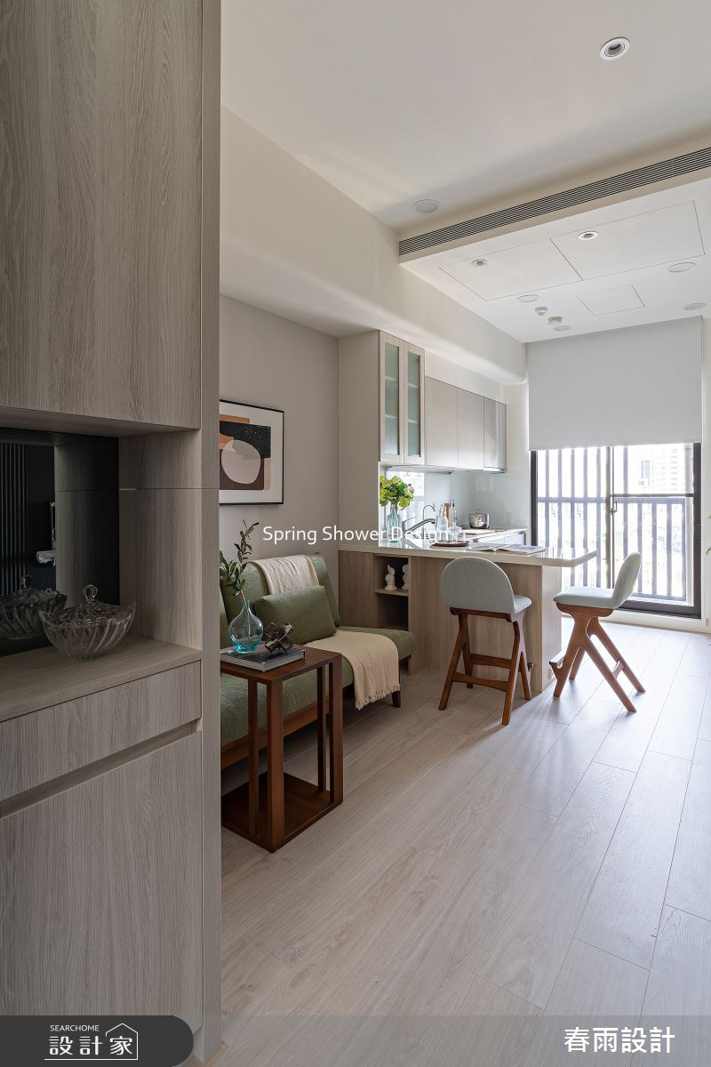 新成屋(5年以下)＿北歐風玄關客廳廚房中島案例圖片＿春雨設計＿春雨_310 昇陽逸居之1